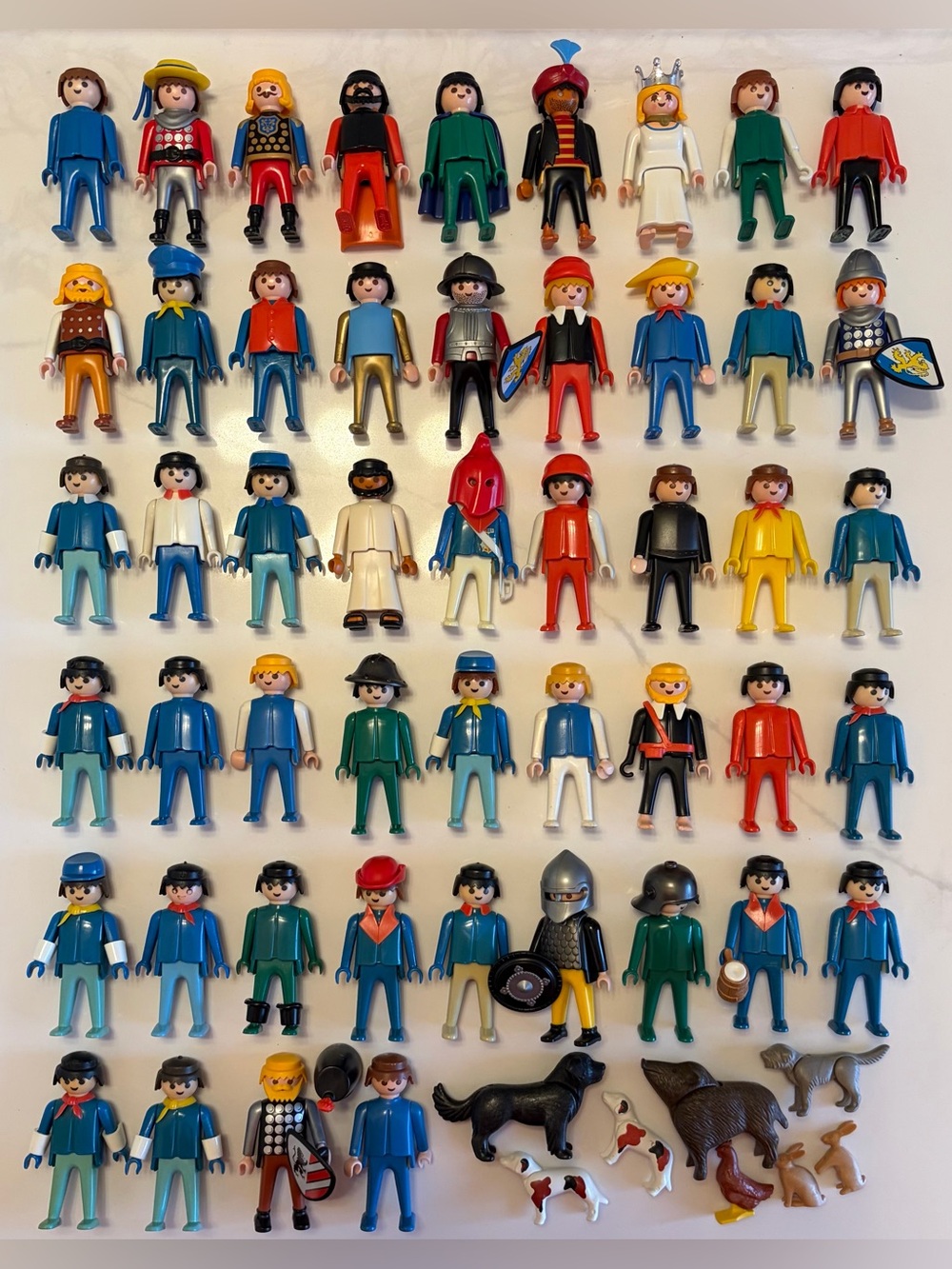 Vintage Playmobil Figure Lot (62)